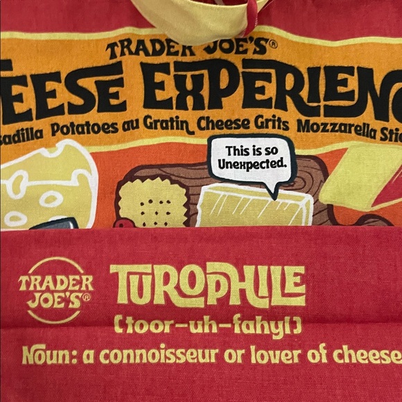 Trader Joe's Cheese Experience Tote Bag - Picture 2 of 4